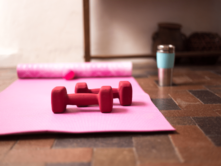 yoga and weight training